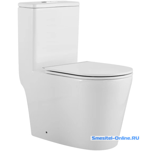 Фото Унитаз напольный  безободковый  SantiLine SL-5029